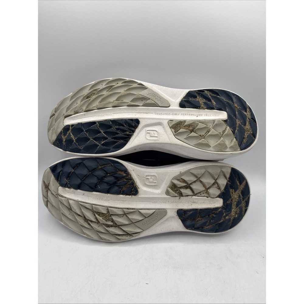FootJoy Flex Spikeless Golf Shoes 56285 Men's Size 9.5 Navy Gray White Comfort - Picture 7 of 7